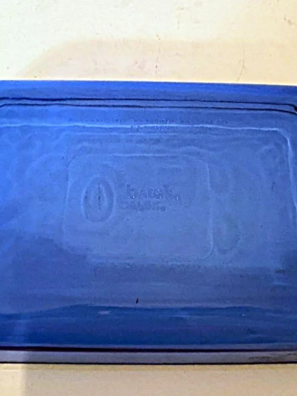 Vintage Pyrex Cobalt Blue #232 Glass Baking Dish 2.2 Qt,11
